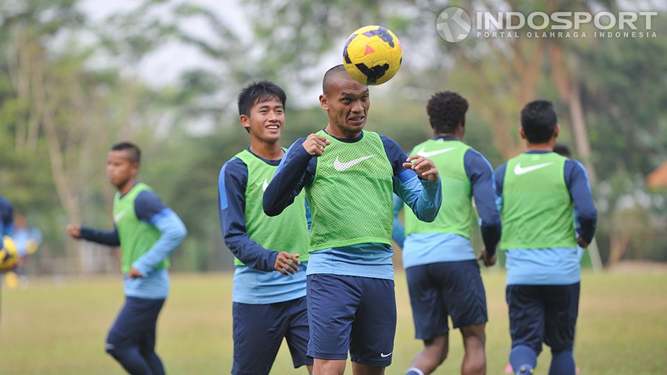 Timnas Indonesia U-23 tengah menjalani latihan. Copyright: &copy; Ratno Prasetyo/INDOSPORT